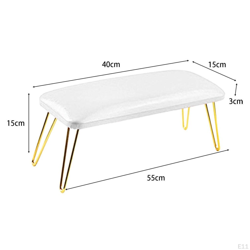 Podpórka pod dłonie do manicure, podłokietnik do paznokci, skóra PU, antypoślizgowa, mata stołowa, do