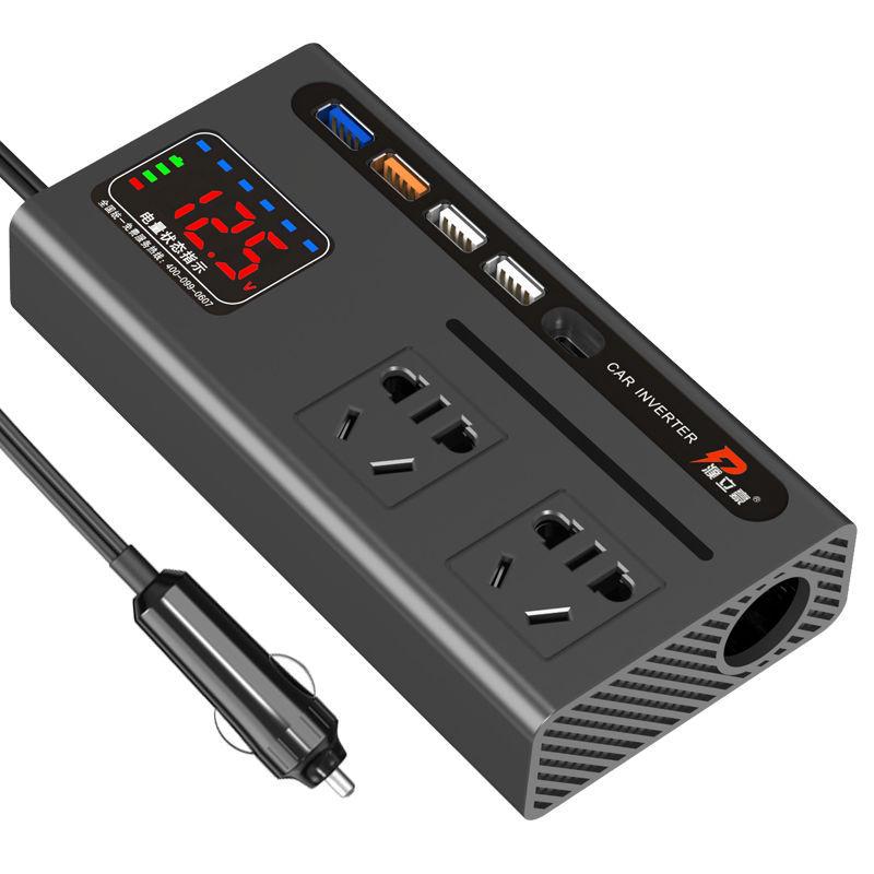 Universal Car Inverter 12V/24V to 220V Power Socket for Sedan/Truck Charging