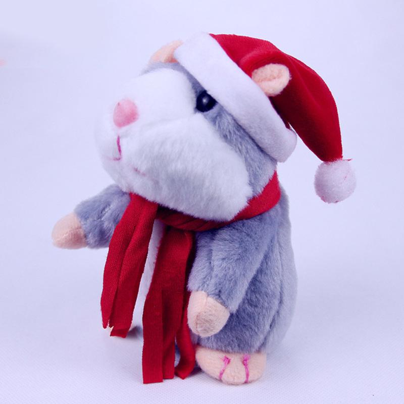 Talking Hamster Plush Toy Repeat What You Say Funny Kids Stuffed Toys Talking Record Plush