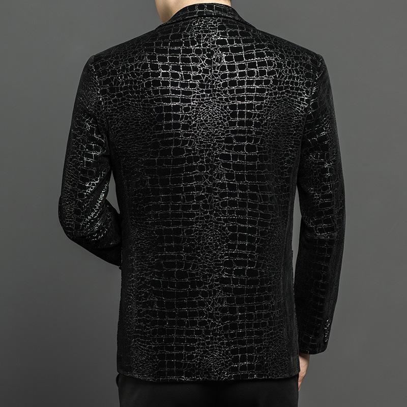 Leather jacket men's suit top layer sheepskin jacket autumn casual leather suit