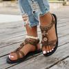Fashion Women's Sandals Summer Bohemian Vacation Style Sandal Outdoor Casual Beach Shoes for Women Non Slip Flat Sandalias Mujer