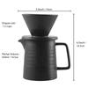 1-2 Cups Ceramic Coffee Dripper Pour Over Coffee Maker Set for V60 Coffee Filter Hand Brew Espresso Pot Coffeeware Teaware