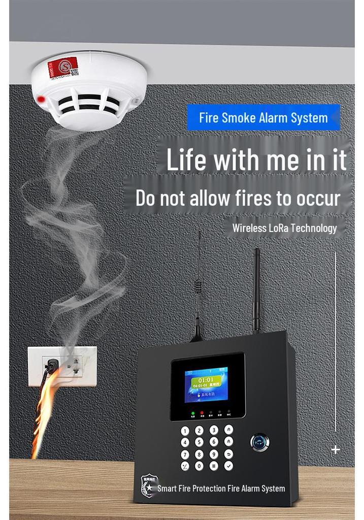 Smart Wireless Smoke Detector for Commercial and Household Use - 3C Fire Sensing System