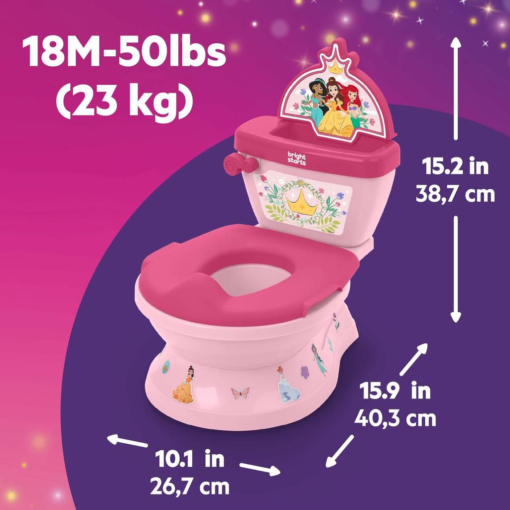 Potty Bright Starts Princess Disney Pink