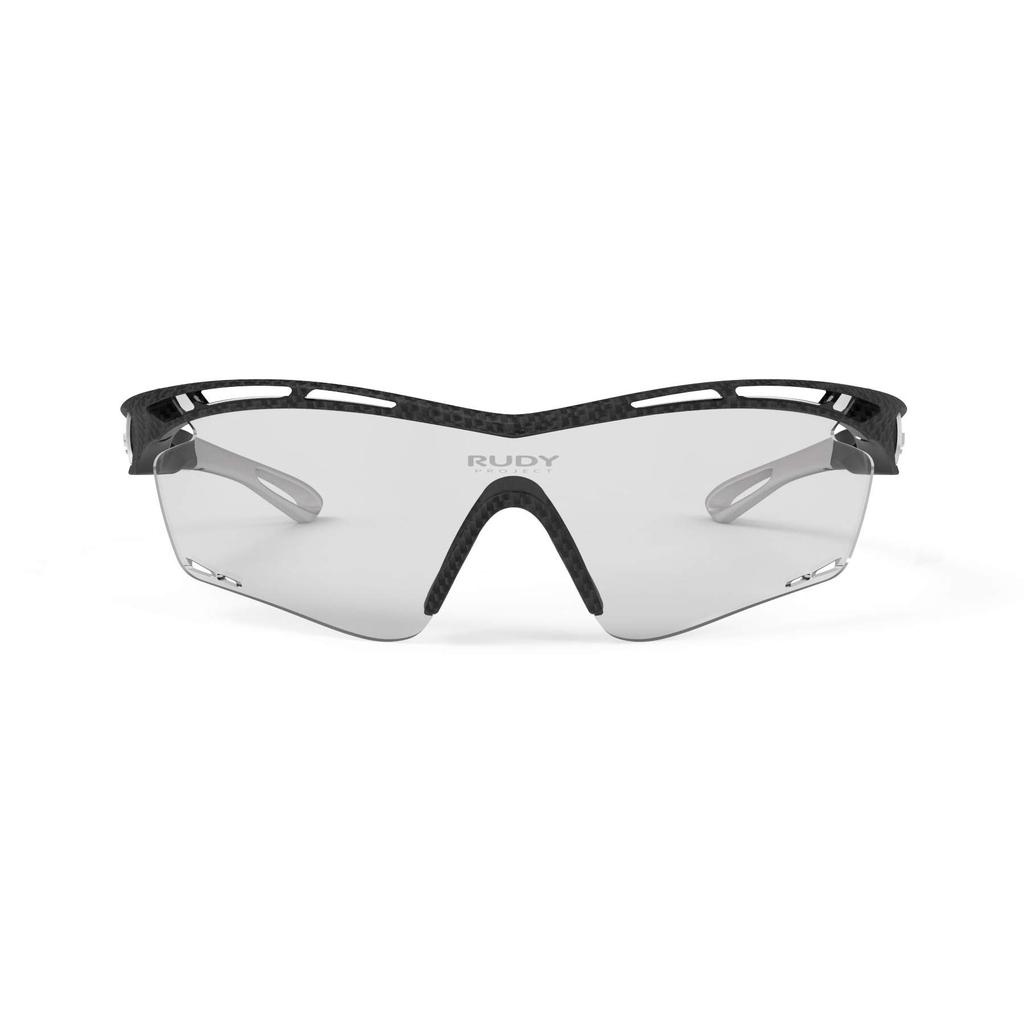RUDY PROJECT Sportsonnenbrille für Straße und Tralyx Carbon Impact Photochromisch Laser Fahrräder, Radfahren, Marathons, Joggen, Rahmen, X2, Schwarz,