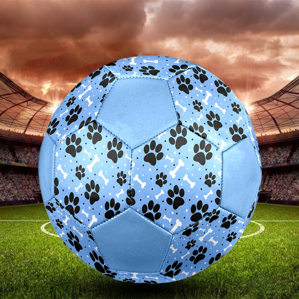 1PC Dog Bone Soccer Ball Size 5 Football Machine Sewn Indoor/Outdoor Universal Football A77