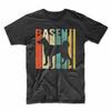 Retro 1970's Style Basenji Dog Silhouette Cracked Distressed T-Shirt
