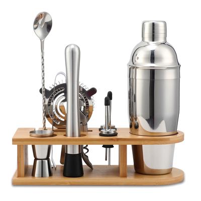 Bar Shaker Shaker Stainless Steel Japanese Shaker Semicircular Cocktail Shaker 10-Piece Set