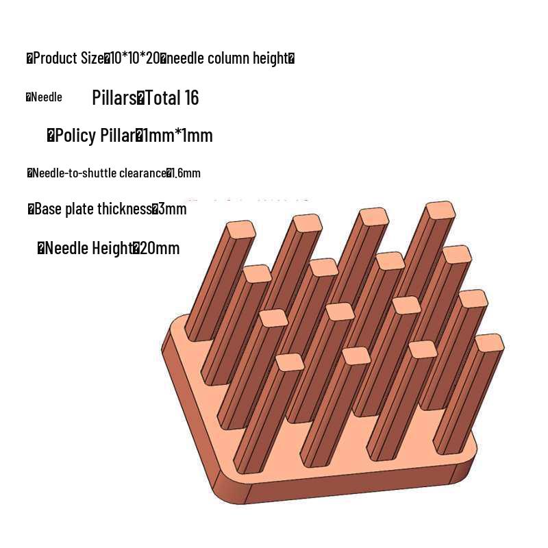 

Фиолетовый Мини-радиатор для разгона микросхем для материнских плат