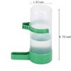 4Pcs Bird Water Feeder Plastic Drinker Feeder Water Clip For Parrots Budgie Cockatiel Lovebirds