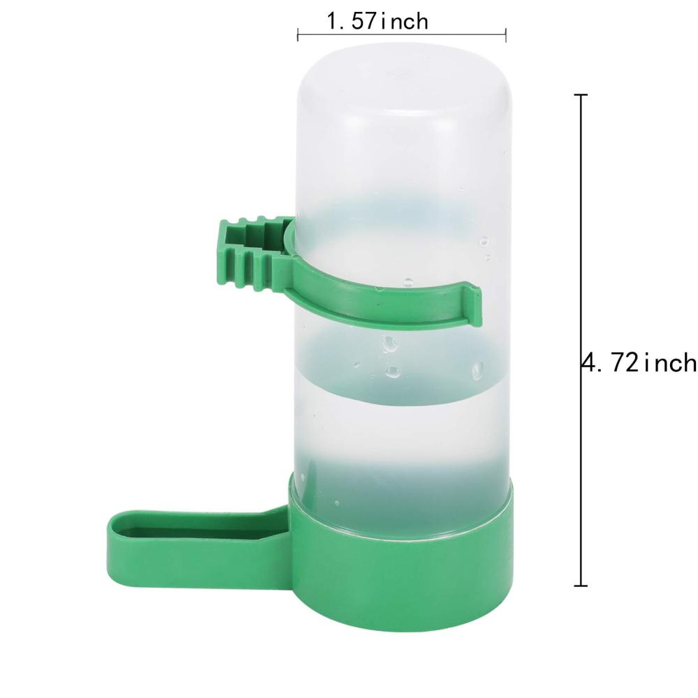 4Pcs Bird Water Feeder Plastic Drinker Feeder Water Clip For Parrots Budgie Cockatiel Lovebirds