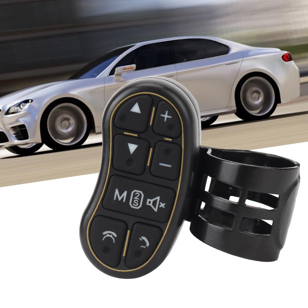 Multi-functional Car-styling Car Navigation DVD Car Steering Wheel Controller Wireless Remote Control Applicable Universal Steering Control Button