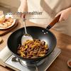 Fine Iron Flat-Bottom Wok