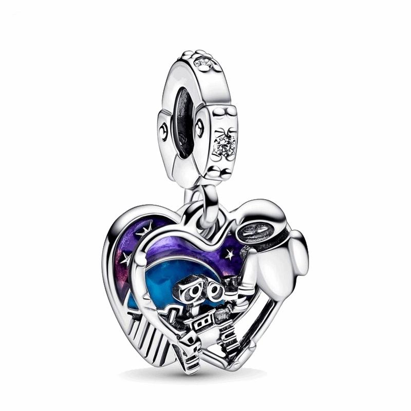 copper Do It Yourself Bead Charms Jewellery Charm Bead Charms Bracelets Mickey Minnie Princess Pumpkin Stitch Spiderman Marvel Twinkle Pandora Cute Di