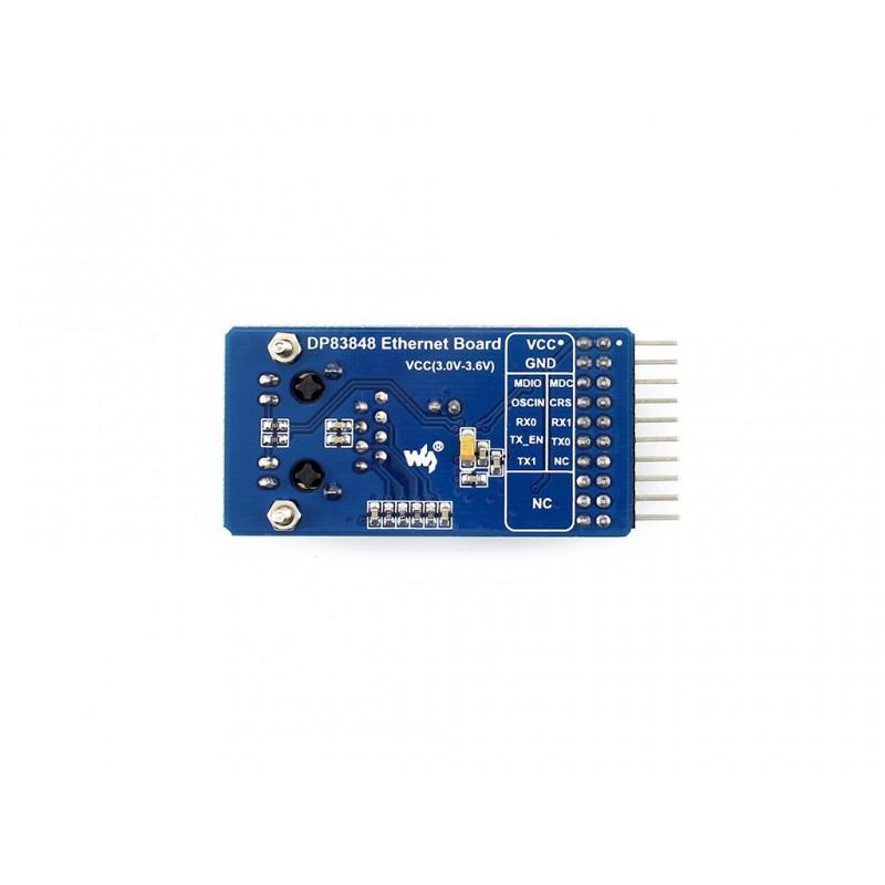 DP83848 Ethernet Board, an Accessory Board Features the Single Port 10/100 Mb/S Ethernet Physical Layer Transceiver