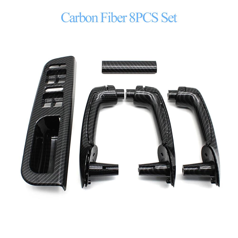 LHD Interior Front Rear Left Right Door Armrest Panel Pull Handle Grab Cover For Volkswagen VW Bora Golf 4 MK4 Jetta 1999-2004