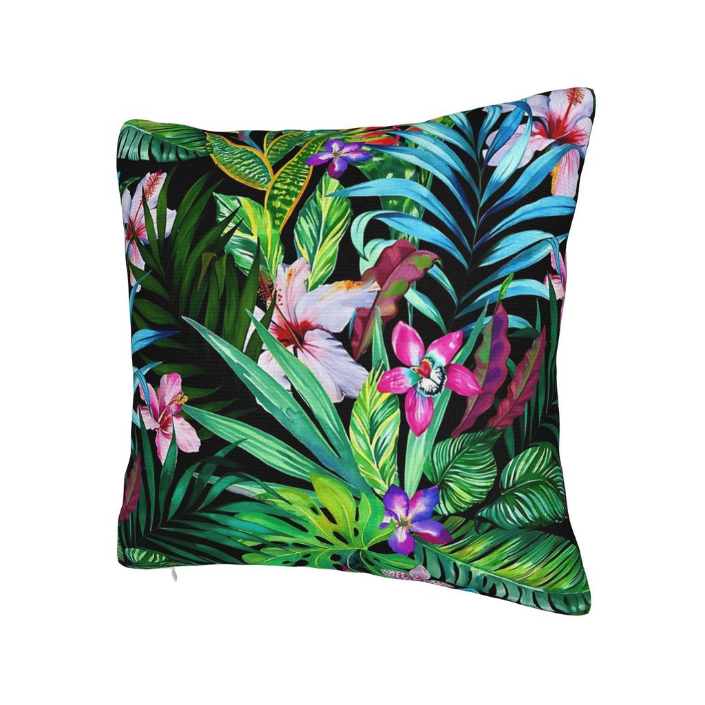 Tropical Floral Pillow Case Print Pillow Cover Novelty Pillowcases For Sofa Bedroom Home Decor