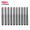 10pcs 2 Flutes Straight Slot CNC Router Bits with 18 Inch Shank for Milling Cutter Set Designed for CNC Machines