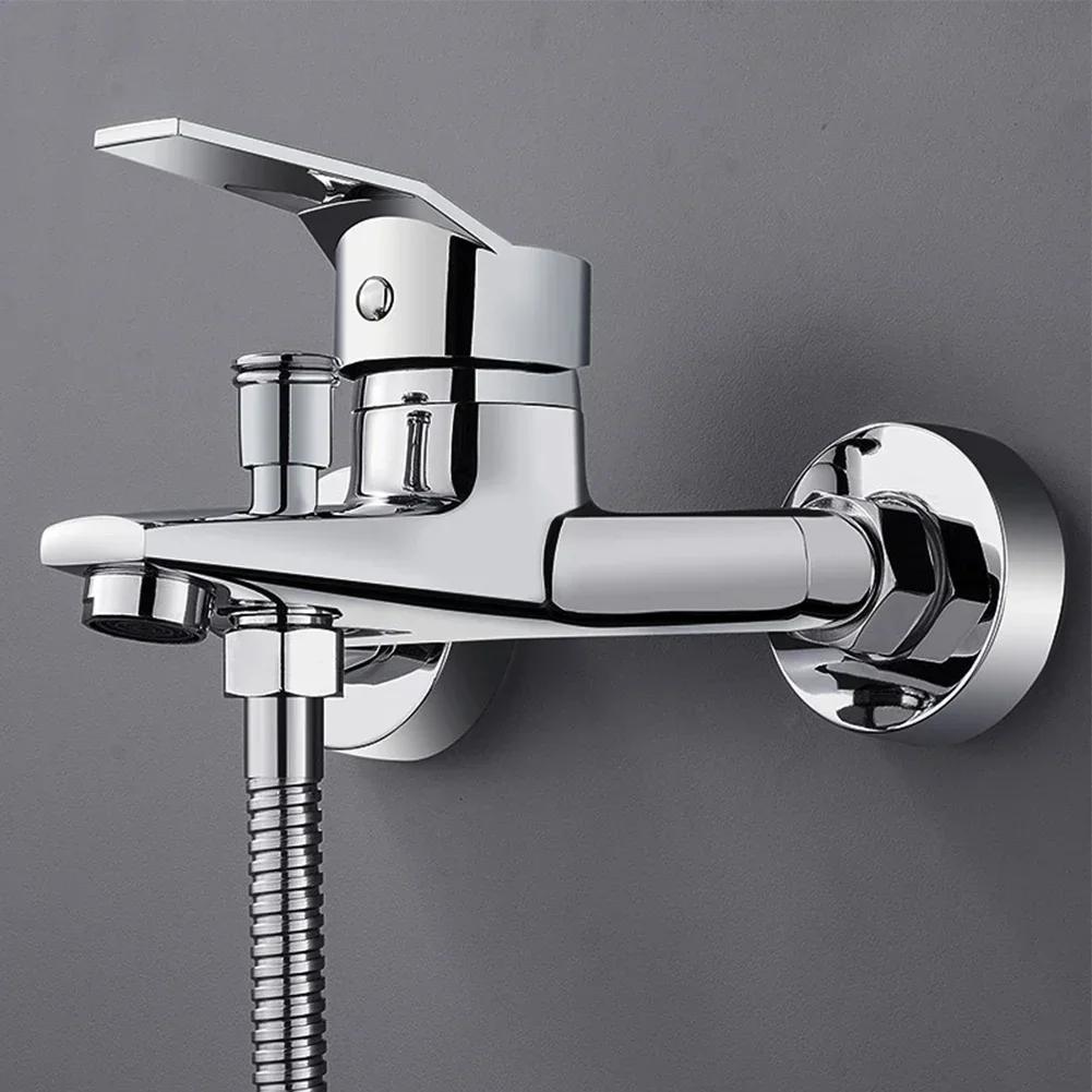 Shower Faucet Bathroom Switch Triple Hot and Cold Faucet Hidden Bath Mixing Valve Faucet Bathroom Accessories