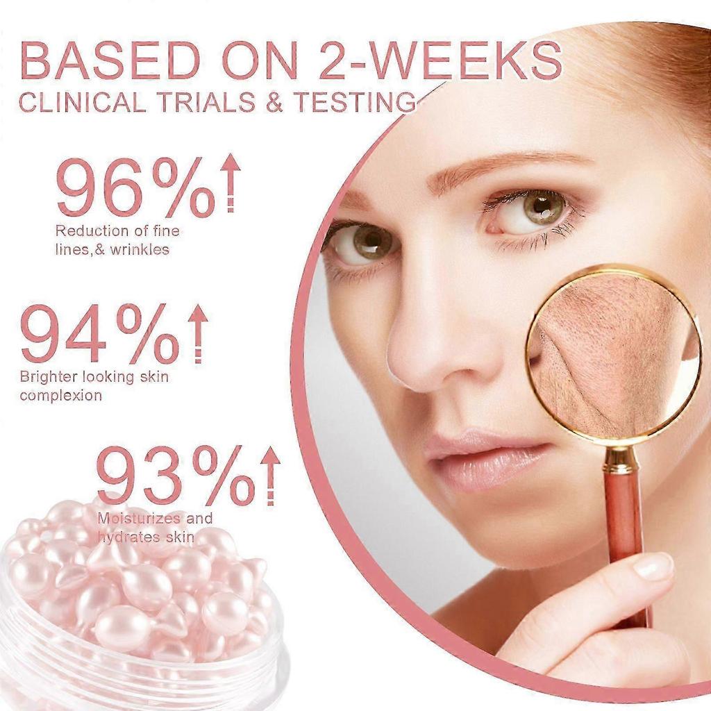 Anti-Wrinkle Facial Essence Capsules - Hydrating, Firming & Elasticity Boosting with Collagen & Tocopherol