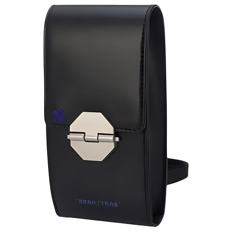 

New LiNing Leather Sports Bag, Crossbody Bag Men s Black ABDR502-1 8.9*2.5*17.5CM