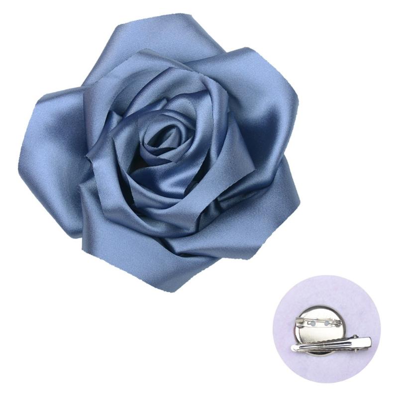 Exaggerate Multi-Layer Fabric Rose Flower Brooch For Women Girl Magazine Wedding Shoot Accessory Pin Dress Suit Corsage