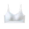 Jelly Strip Soft Support Seamless Vest Bra, Wireless Small Bust Push Up Spring Summer Comfort Bra