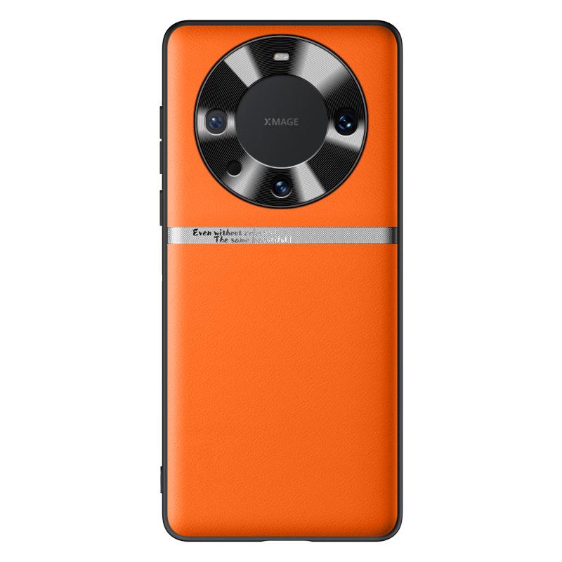 Protective Liquid Leather Case for Huawei Mate60 Pro, Anti-fall Design, One Piece Included.