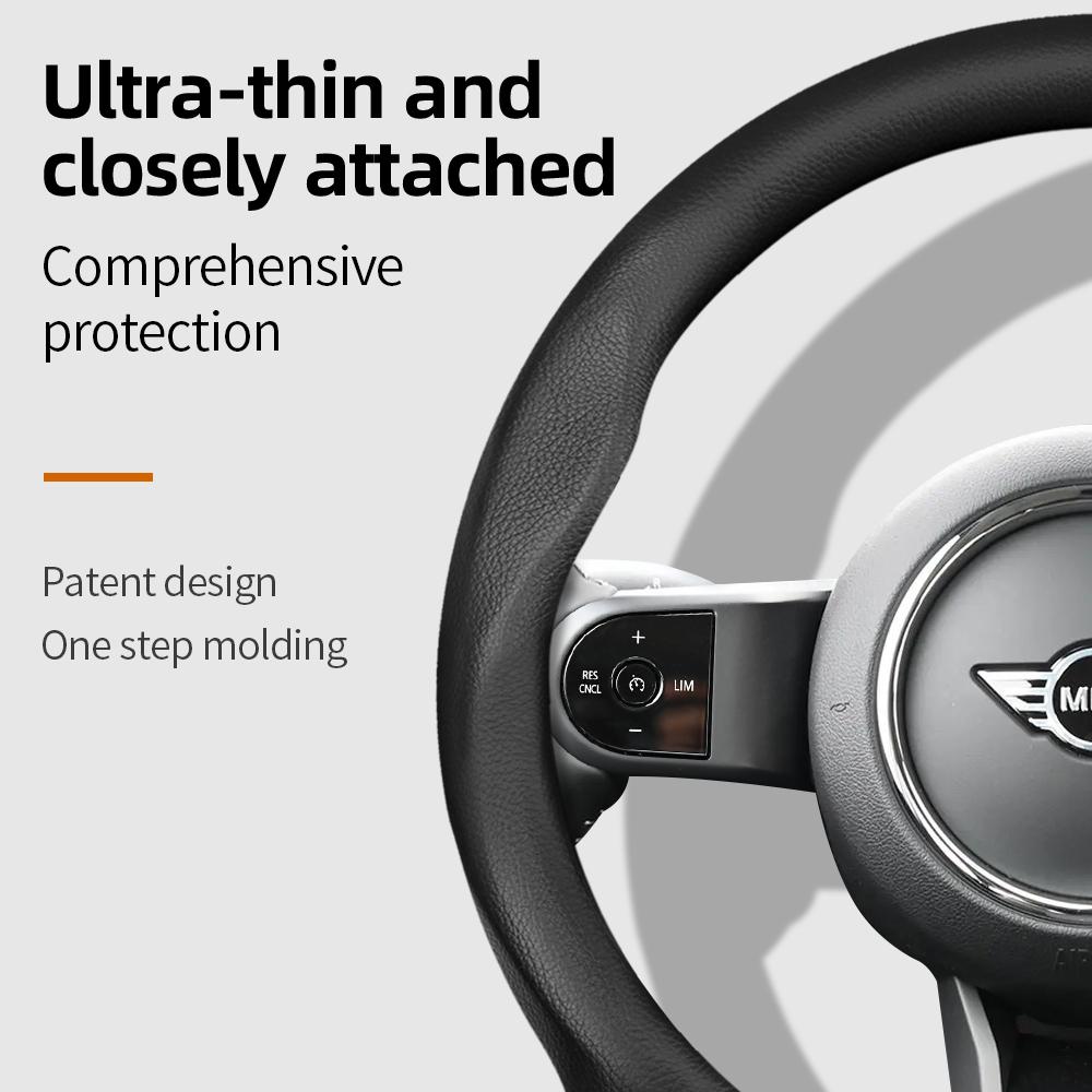 Housse de volant de voiture en cuir, pour BMW Mini GT 164 R50 R56 R53 R55 F60 F54 R60 Countryman Cooper U25, accessoires