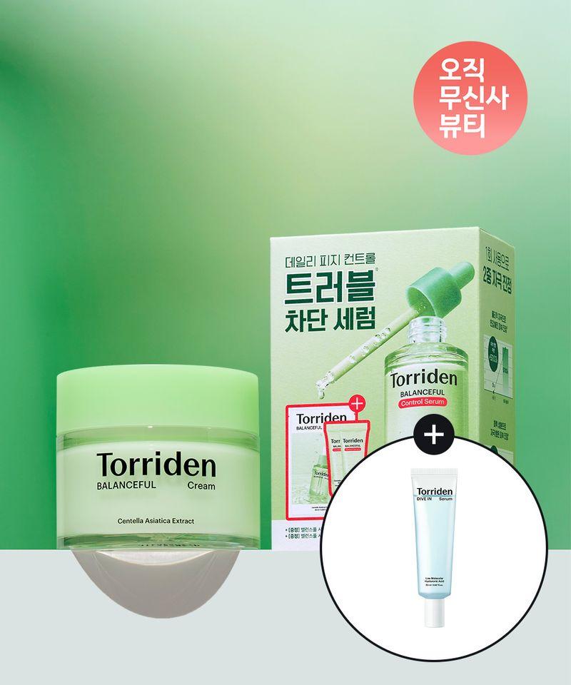 [SET] Balanceful Cica Control Serum 50ml Special Set (Cica Control Serum 10ml x 2 + Cica Mask 1 Sheet) + Balanceful Cream 80ml