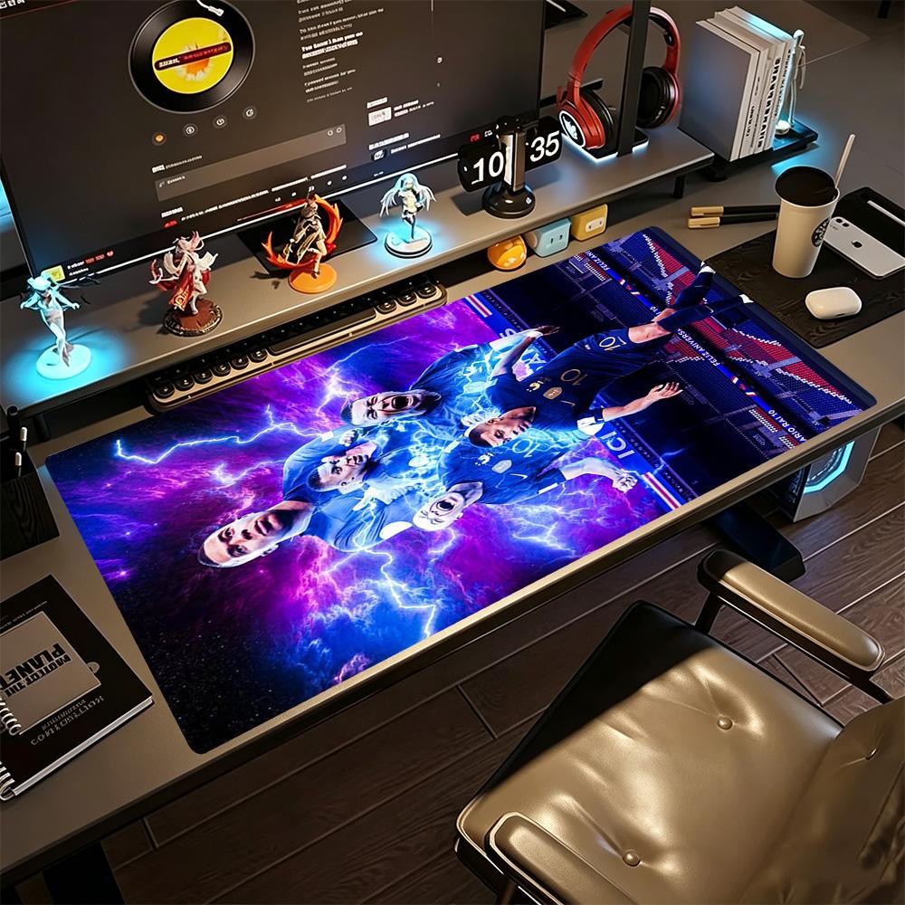 Starspieler Kylian Mbappé Gaming-Mauspad Tastaturpad Schreibtisch-Mauspad Rutschfester Gummiunterboden Büro-Schreibtischzubehör