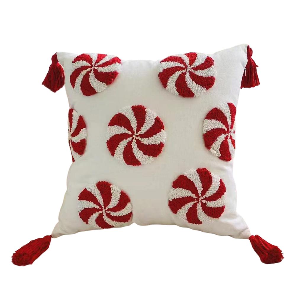 Christmas Throw Covers, Holiday Cushion Cases for Living Room Bedroom Sofa Couch Decor