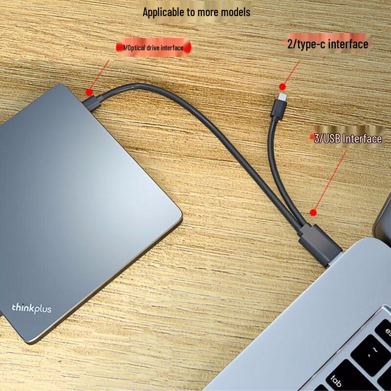 Lenovo TX800 External USB Type-C CD/DVD Burner