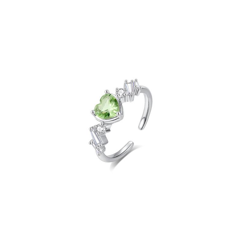 Elegant Adjustable Butterfly Zircon Ring For Women Chic Geometric Design Fashion 2024 Jewelry