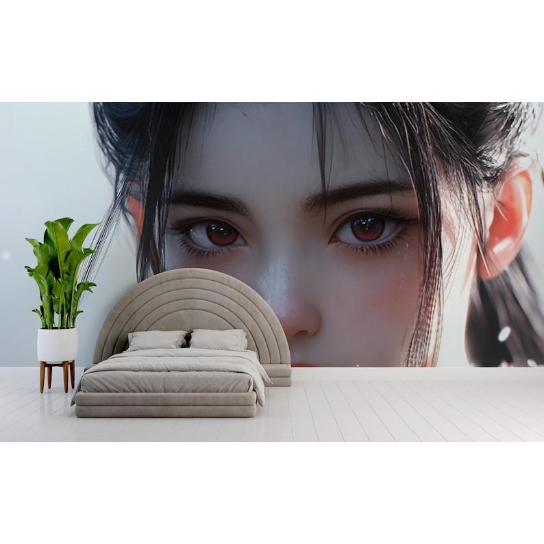Anime Girl tapestry 75x100 чёрный