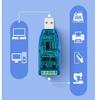 Plastic USB To RS485 Converter Supporting Fast Data Transfer In Harsh Environment Long Term Use for Professional
