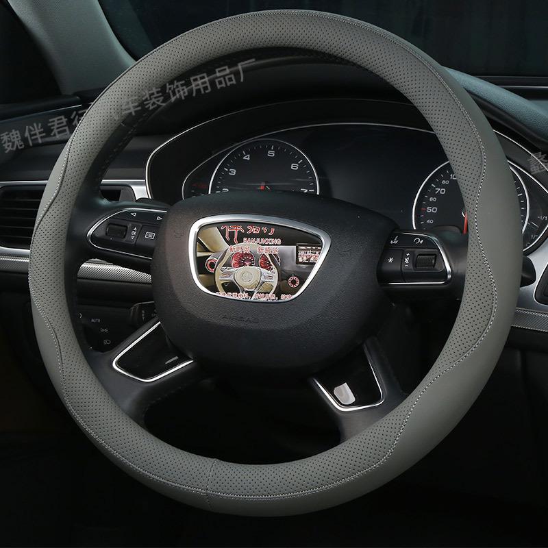 Universal Curve Steering Wheel Cover: All-Season Car Handle Protector