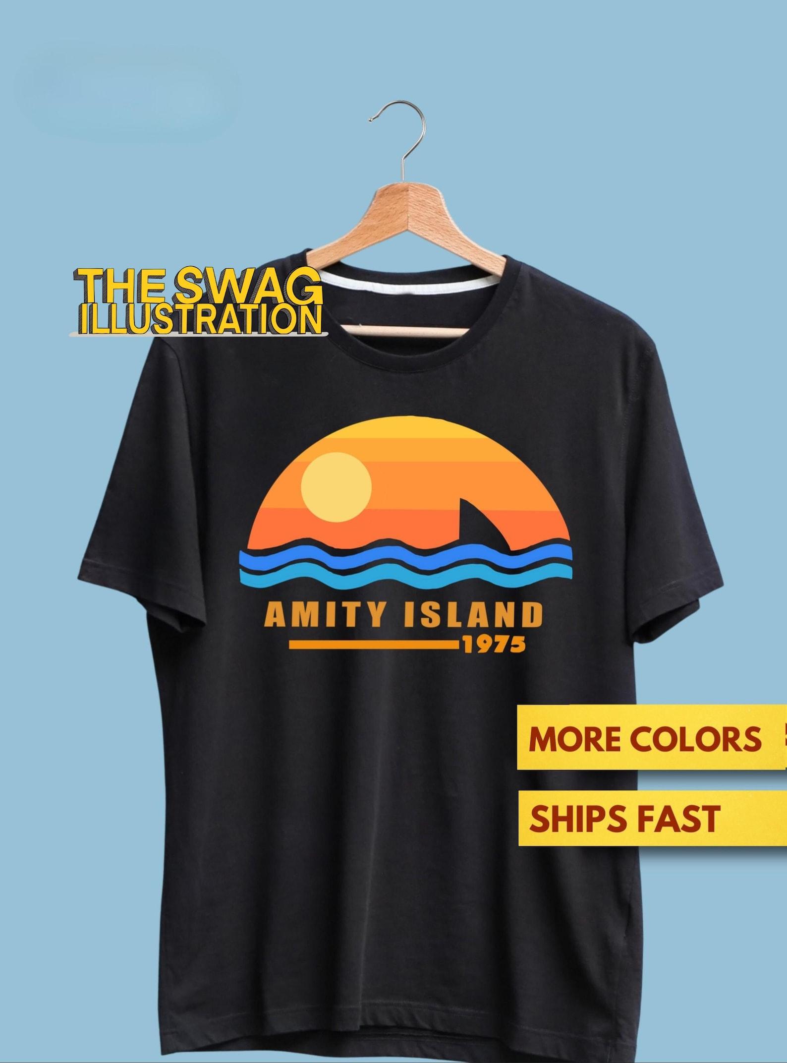 Jaws Amity 1975 Shirt, Amity Island Shirt, Premium Ultra Soft Tee 1 2XL