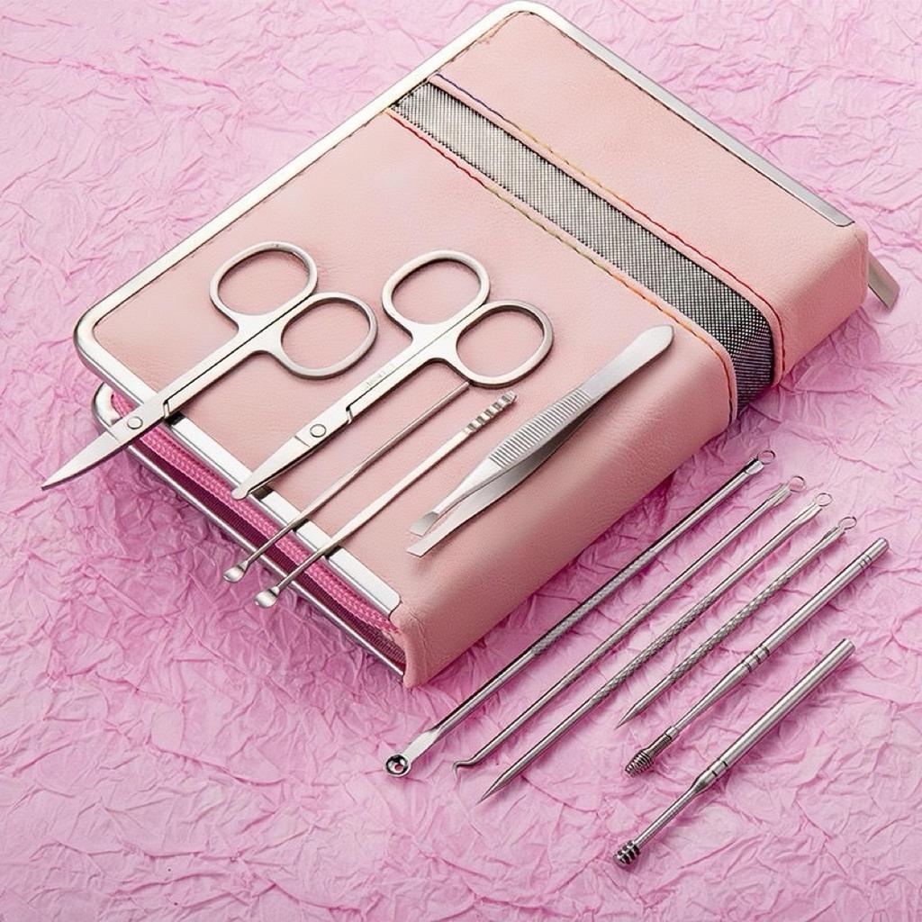 26-Piece Nail Clippers & Manicure Tool Set with Zipper Pouch