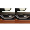 4Pcs For Alfa Romeo Giulia 2017- Carbon Fiber Interior Door Bowl Cover Trim