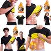 Mens Gym Neoprene Vest Sauna Tshirt Body Shaper For Slimming And Postpartum Recovery