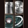 Vacuum Sealed Kitchen Container 304 Stainless Steels Food Storage Jar Kitchen Organiser for Dry Food And Spices