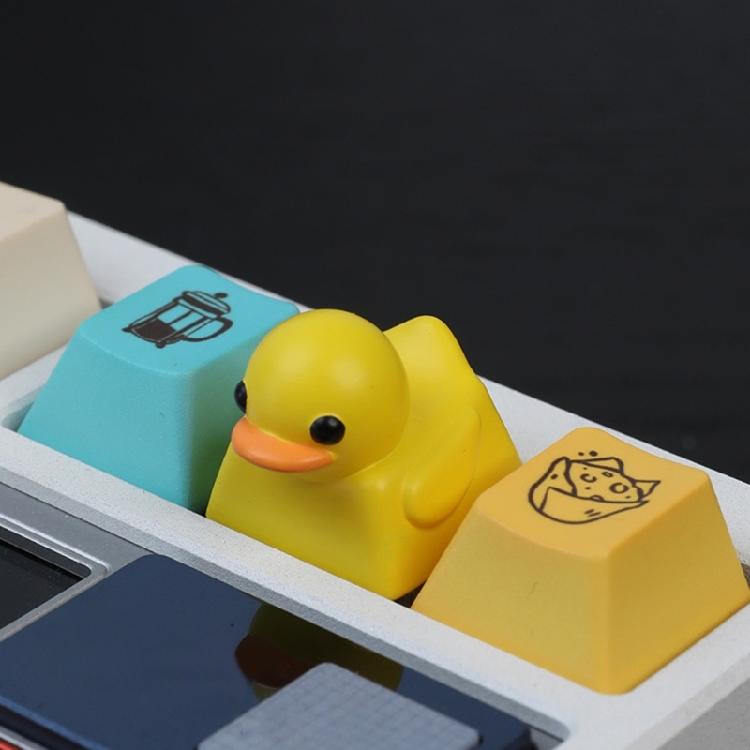 Creative 3D Resin Keycap Cute Cartoon Duck ESC Keycaps for Mechanical Keyboards Switches Decoration