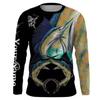 Fishing Series 3D Digital Printed Men's Street Trendy Round Neck Long Sleeve T-shirt