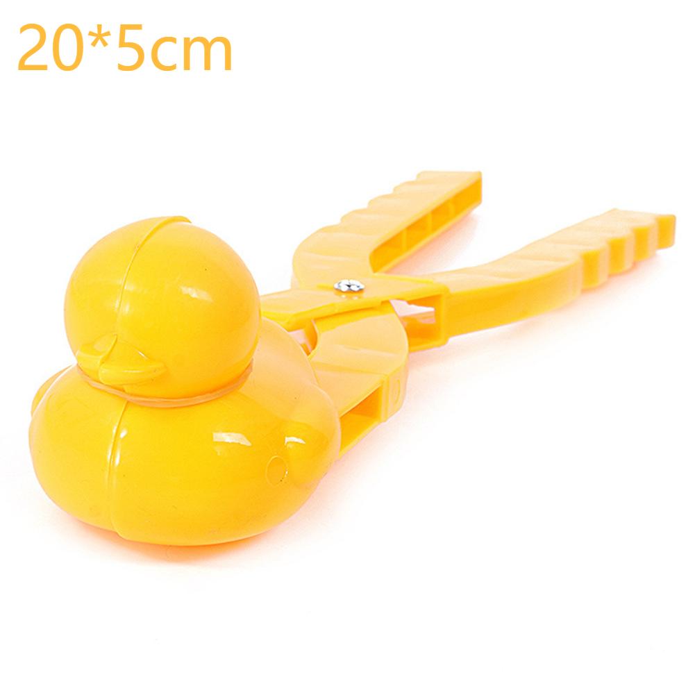 Snowball Maker Clip For Kids Adult Heart Snowflake Duck Shape Clip Tongs For Outdoor Sand Snow Ball Mold Toys Fight Sports Toys