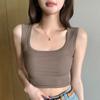 Small suspender vest women's inner type beauty back cover breast top, outer wear Spice Girl short bottoming shirt summer