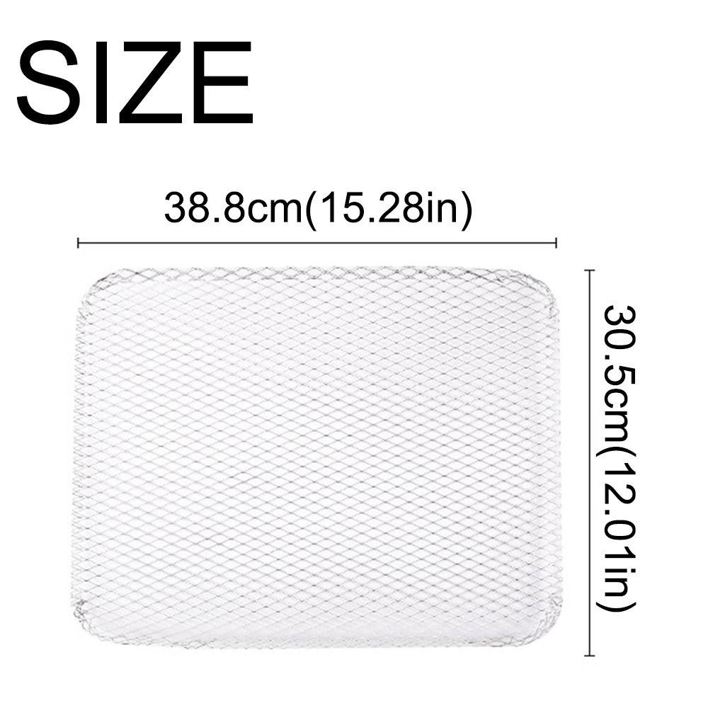 10PCS Aluminum Disposable Barbecue Net Thickened Grill Mesh Mat Food Cooking Screen  Camping Grill