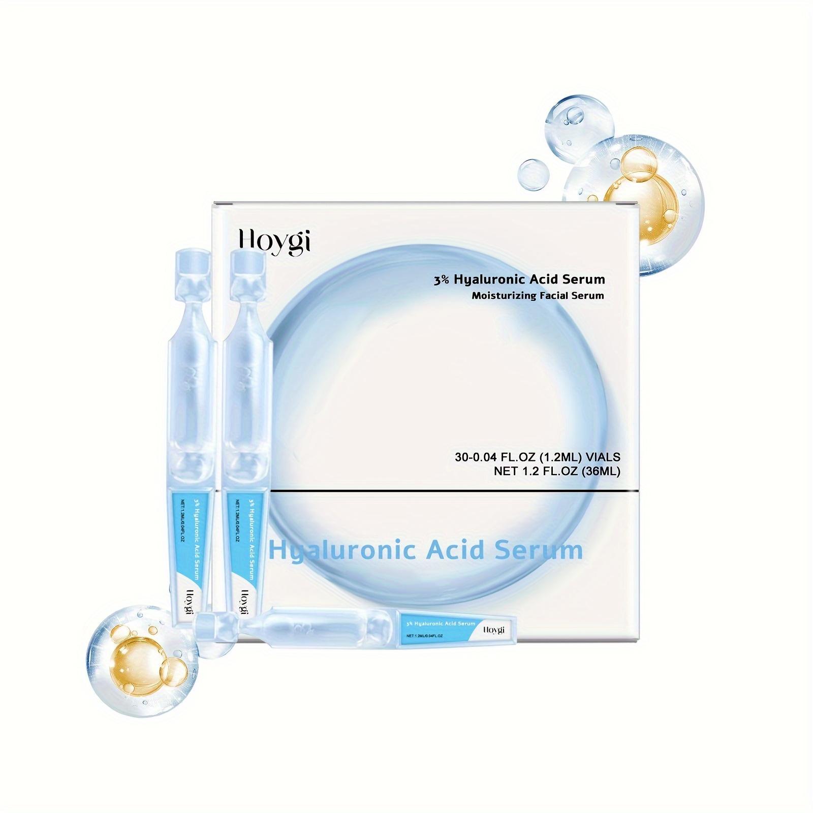 

Увлажняющая сыворотка с гиалуроновой кислотой - Концентрация 3% - Обогащена коллагеном, витамином Е и растительным скваланом - Глубоко увлажняет и поднимает тон кожи 0.04oz*30