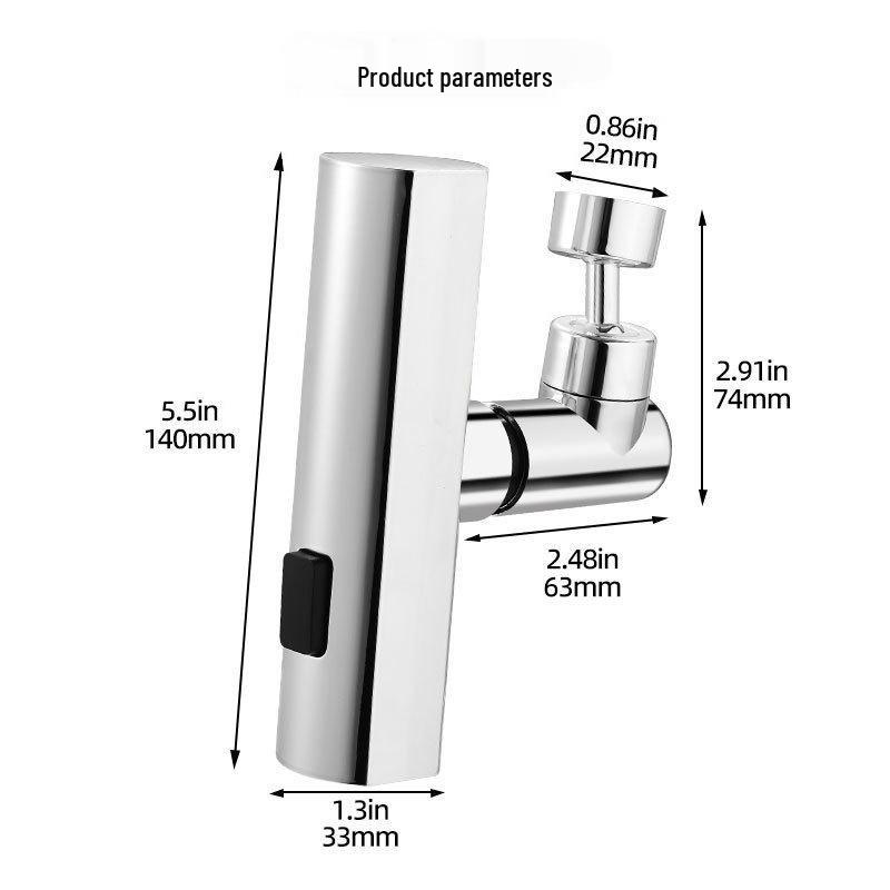 Universal Anti-Splash Faucet Nozzle & Water Purifier