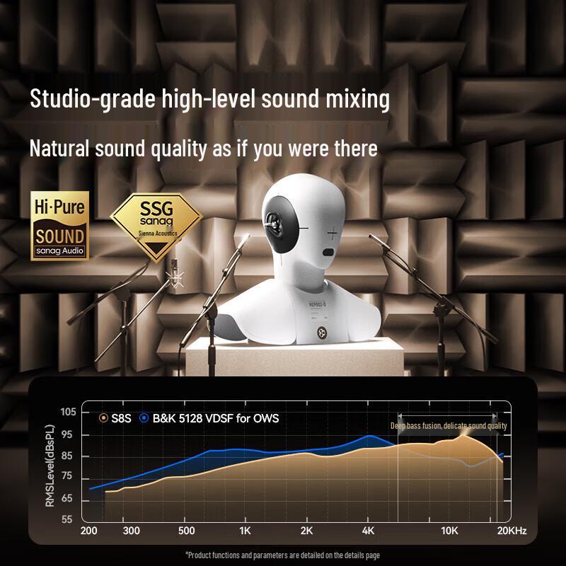 SANAG S8S AI Bone Conduction Ear Clip Wireless Headphones